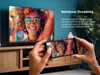 A person is holding a smartphone in front of a TV screen, demonstrating seamless streaming. Produktbild-Vorschau