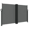 vidaXL Marquise latérale extensible Anthracite 140x1200 cm Voir les images du produit 1
