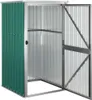 vidaXL Casetta da giardino Verde 88x89x161 cm Acciaio Anteprima dell’immagine prodotto 4