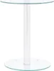 vidaXL Couchtisch Transparent 40 cm Hartglas Produktbild-Vorschau 5