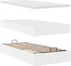 Ottoman-Bett mit Matratze Weiß 90x190 cm Kunstleder Produktbild-Vorschau 5