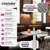 A round table in a cafe setting, with promotional text and features. Náhled obrázku produktu