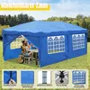 Aopunly Faltpavillon 3 x 6m Pop Up Pavillon Faltbar Produktbild-Vorschau 3