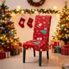 Weihnachtsstuhlabdeckung 6 STÜCKE Weihnachten Stuhlbezug Produktbild-Vorschau 7