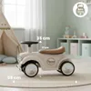 Veicolo per bambini Auto a spinta Passeggino Retro ecru Anteprima dell’immagine prodotto 4