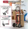 3-in-1-Sackkarre, 450 kg Tragkraft, Metallrahmen Produktbild-Vorschau 4