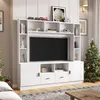 Set di pensili TV Merax con 2 armadi e 2 cassetti, moderno Anteprima dell’immagine prodotto 1