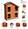 Mucola králikáreň 4 boxy chovné drevené králikáreň malé Náhľad obrázku produktu 3