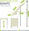 Juskys Klemmmarkise Kapstadt 150x120 cm - Höhenverstellbar, Produktbild-Vorschau 5