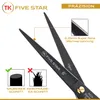 TK FIVE STAR ® Vegas Profi 6'' Schwarze Razor-Edge extra Produktbild-Vorschau 2
