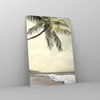 Bilder auf glas - Einteilig - Palme Strand Insel - 50x70cm Produktbild-Vorschau 4