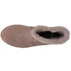 A top-down view of a brown boot with faux fur lining. Produktbild-Vorschau