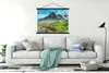MuchoWow® Textilposter Blumen - Berge - Schnee - Landschaft Produktbild-Vorschau 3