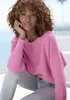 VIVANCE Strickpullover beere Größe 44/46 Produktbild-Vorschau 3