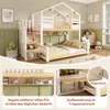 Flieks Etagenbett 90x200cm/140x200cm mit Regal, Kinderbett Produktbild-Vorschau 5
