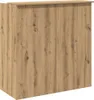 Biurko recepcyjne dąb artisan 100x50x103,5 cm Drewno Podgląd zdjęcia produktu 8