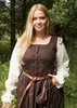 Ärmelloses Mittelalterkleid, Trägerkleid Lene, braun : M Produktbild-Vorschau 2