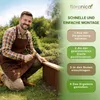 Floranica Holzpalisade gerade Kante 200 x 40 cm, Produktbild-Vorschau 7
