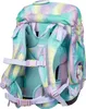 The back view of a colorful children's backpack. Podgląd zdjęcia produktu