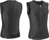 A black Komperdell Core Vest Light Men Herren Rückenprotektor is shown from the front and back. Produktbild-Vorschau