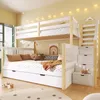Flieks Etagenbett 90x200cm / 140x200cm mit 2 Schubladen, Produktbild-Vorschau 3
