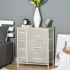 HOMCOM Kommode, dressoir, met 7 lades, metalen frame, Productafbeelding-voorbeeld 11