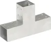 vidaXL Post Connector 4 ks. T-tvar Pozinkovaný kov 71 x 71 Náhľad obrázku produktu 1