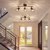 ZMH LED plafondspot met 3 lampen, zwart, E14, metalen Productafbeelding-voorbeeld 7