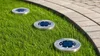 Lampa ogrodowa solarna 8 LED najazdowa ciepła biel IP65 Podgląd zdjęcia produktu 2