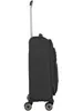 A side view of a black rolling suitcase with its handle extended. Produktbild-Vorschau