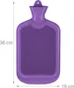 relaxdays Lila Wärmflasche 2 Liter Produktbild-Vorschau 4
