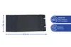 BH-Erweiterung 3,5 x 8 cm schwarz 4er Set Produktbild-Vorschau 4