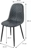 ML-Design 4er Set Esszimmerstuhl mit Rückenlehne, Produktbild-Vorschau 6