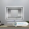 AICA LED Badspiegel 100x70cm Palmer-Serie 3 Lichtfarbe Produktbild-Vorschau 3