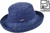 Seeberger fröhlicher Strohhut Bolero aus Borte UV 80 in blau