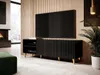 TV stolek 150 cm CRATO - černý Náhled obrázku produktu 1