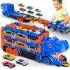 OKWISH Spielfahrzeuge, Kinder Dinosaurier Rennbahn Set mit Produktbild-Vorschau 1