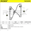 RIDEX 1561W0299 Elektrischer Fensterheber Vorne Rechts für Produktbild-Vorschau 5
