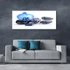 Acrylglasbilder 125x50 Wandbild Druck Blume Steine Kunst Produktbild-Vorschau 3
