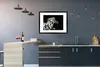 MuchoWow® MuchoWow® Gerahmtes Poster Pferd - Dots - Schwarz Produktbild-Vorschau 5
