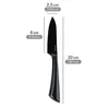 WENKO Edelstahl Gemüsemesser Ace in Schwarz 20 x 2,5 x 2 cm Produktbild-Vorschau 7