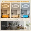 Stropný ventilátor s osvetlením a diaľkovým ovládaním, Náhľad obrázku produktu 2