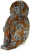 RAPPA Uccello impagliato gufo bruciato 27 cm ECO-FRIENDLY Anteprima dell’immagine prodotto 4