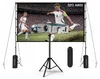 Beamer mit WiFi, Bluetooth, 100 Zoll Projektionsleinwand, Produktbild-Vorschau 1