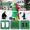 245cm Arbre de Noël gonflable avec Père Noël, Pingouin & Voir les images du produit 4
