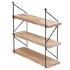 Scaffale da parete HWC-K78, Scaffale pensile Scaffale Anteprima dell’immagine prodotto 5