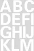 HERMA Buchstaben 25 mm A-Z weiß, wetterfeste Folie Produktbild-Vorschau 3