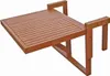 Balkonový stůl Barkeley 985089, závěsný, hnědý, 64 x 65 x Náhled obrázku produktu 2