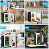 Fiqops Mini-réfrigérateur autonome Mini bar compact Voir les images du produit 11
