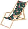 Holz Liegestuhl Klappbar Klappliegestuhl mit Armlehne und Produktbild-Vorschau 1